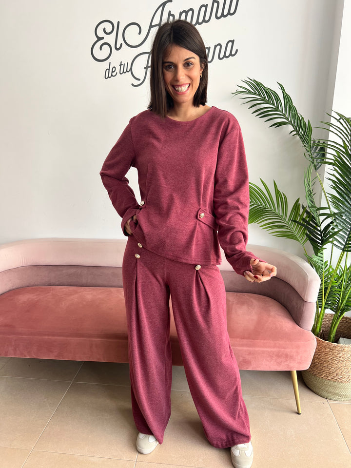 Conjunto Vero burdeos