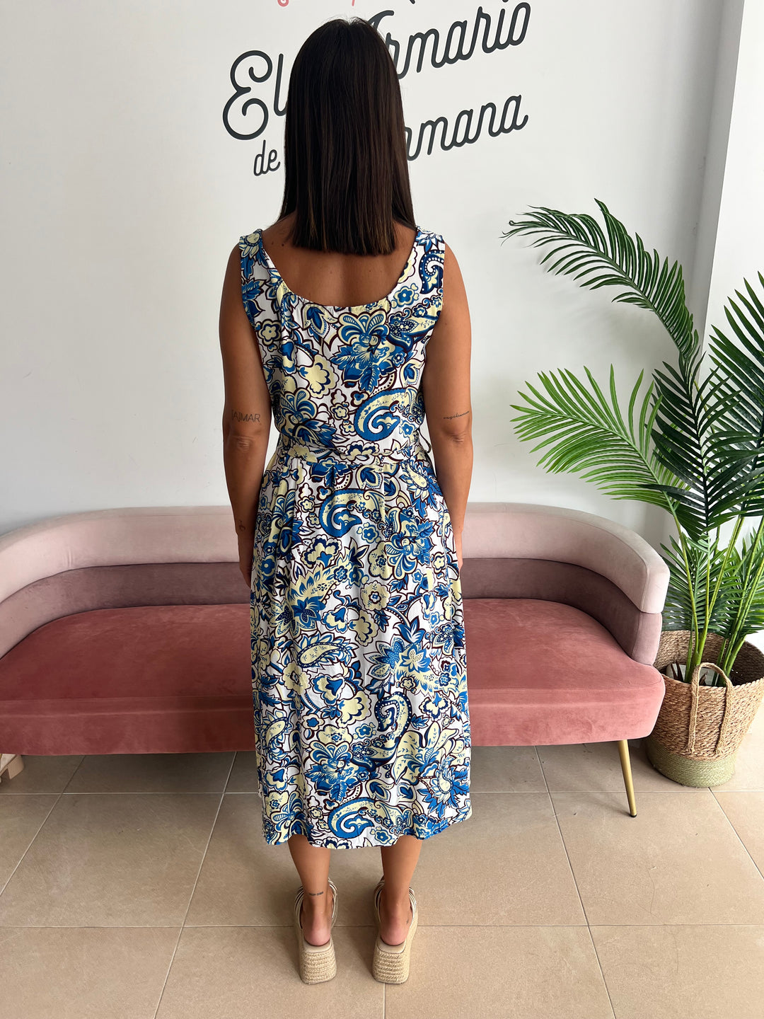 Vestido Maka azul