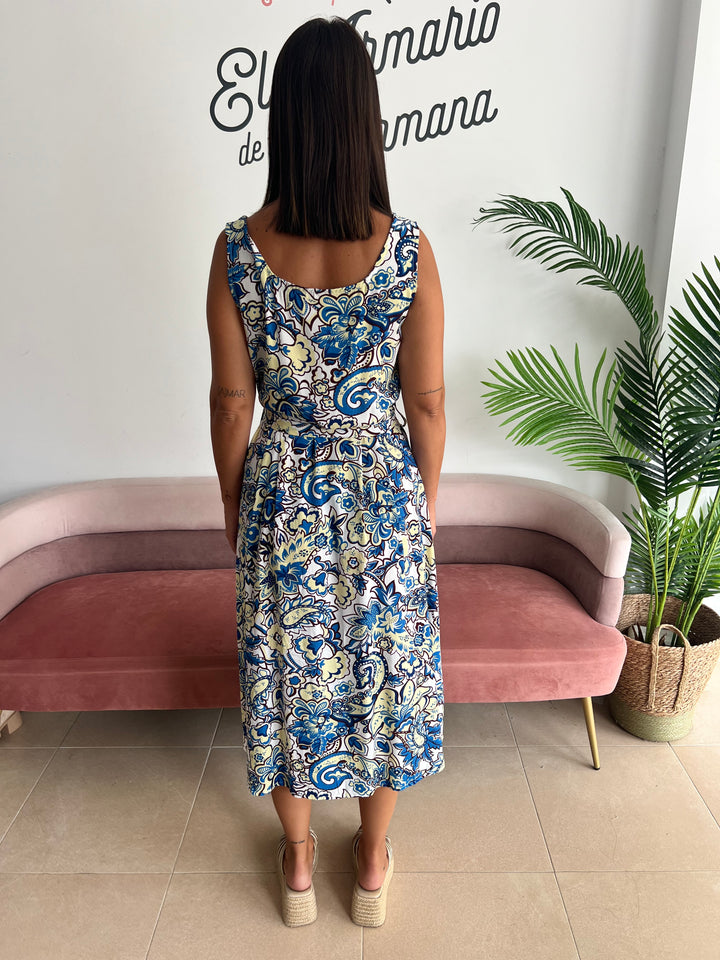 Vestido Maka azul