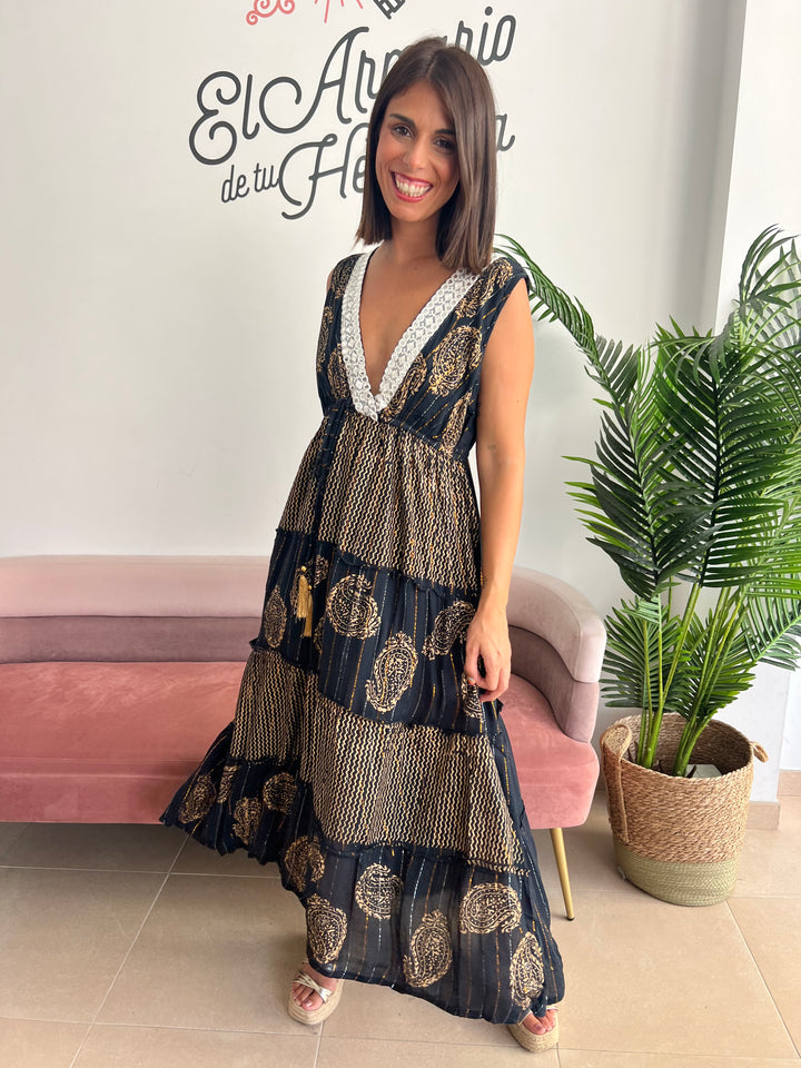 Vestido India negro