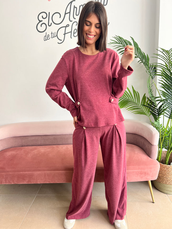 Conjunto Vero burdeos