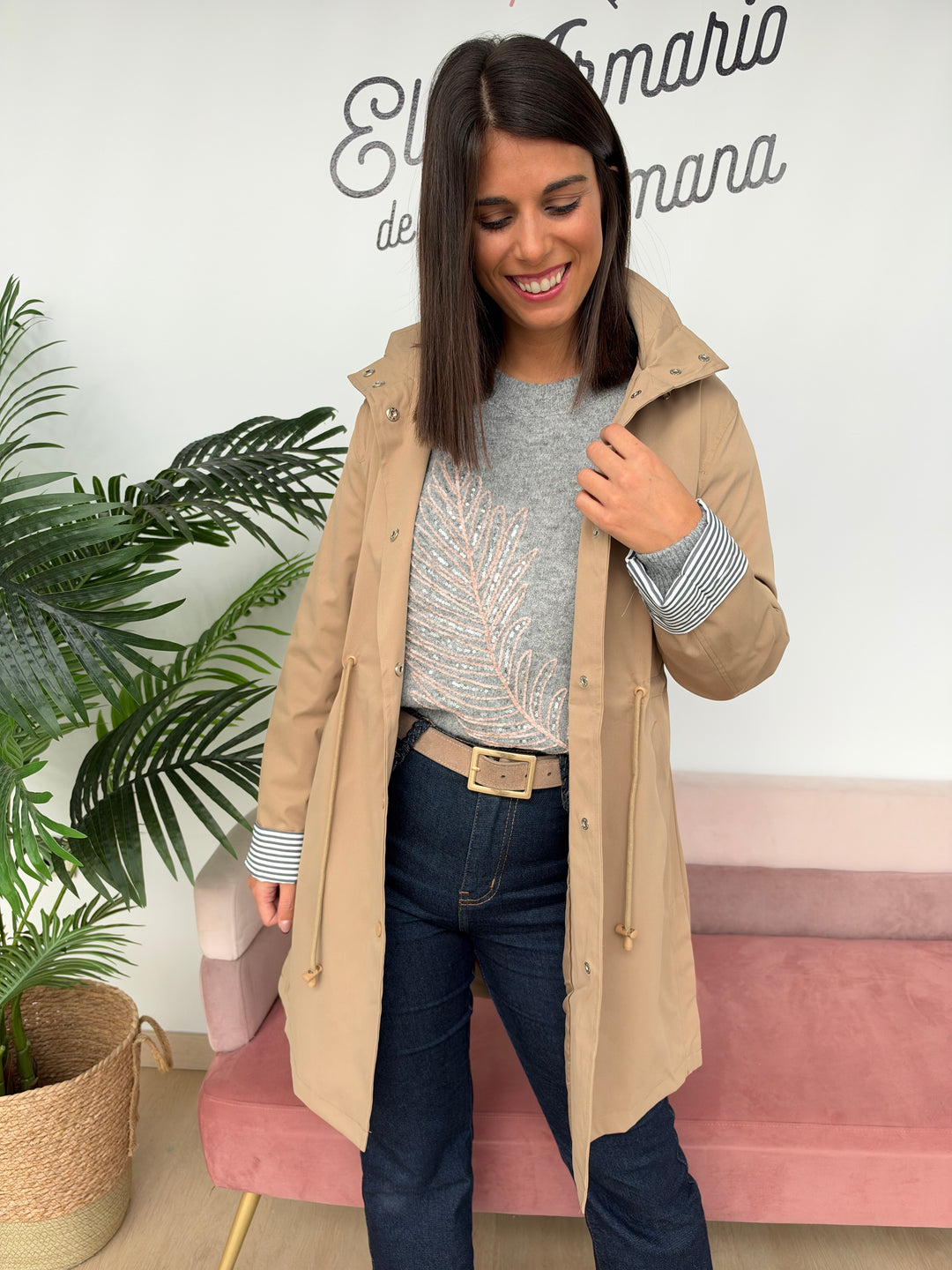 Chaqueta Karina camel