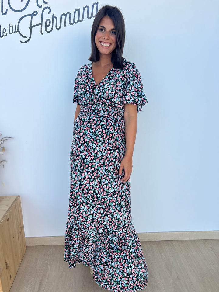 Vestido Nieves largo negro