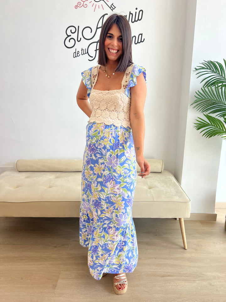 Vestido Celia azul