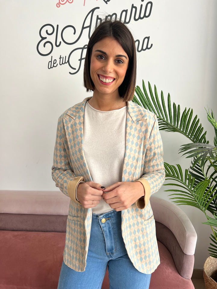 Chaqueta Estela turquesa