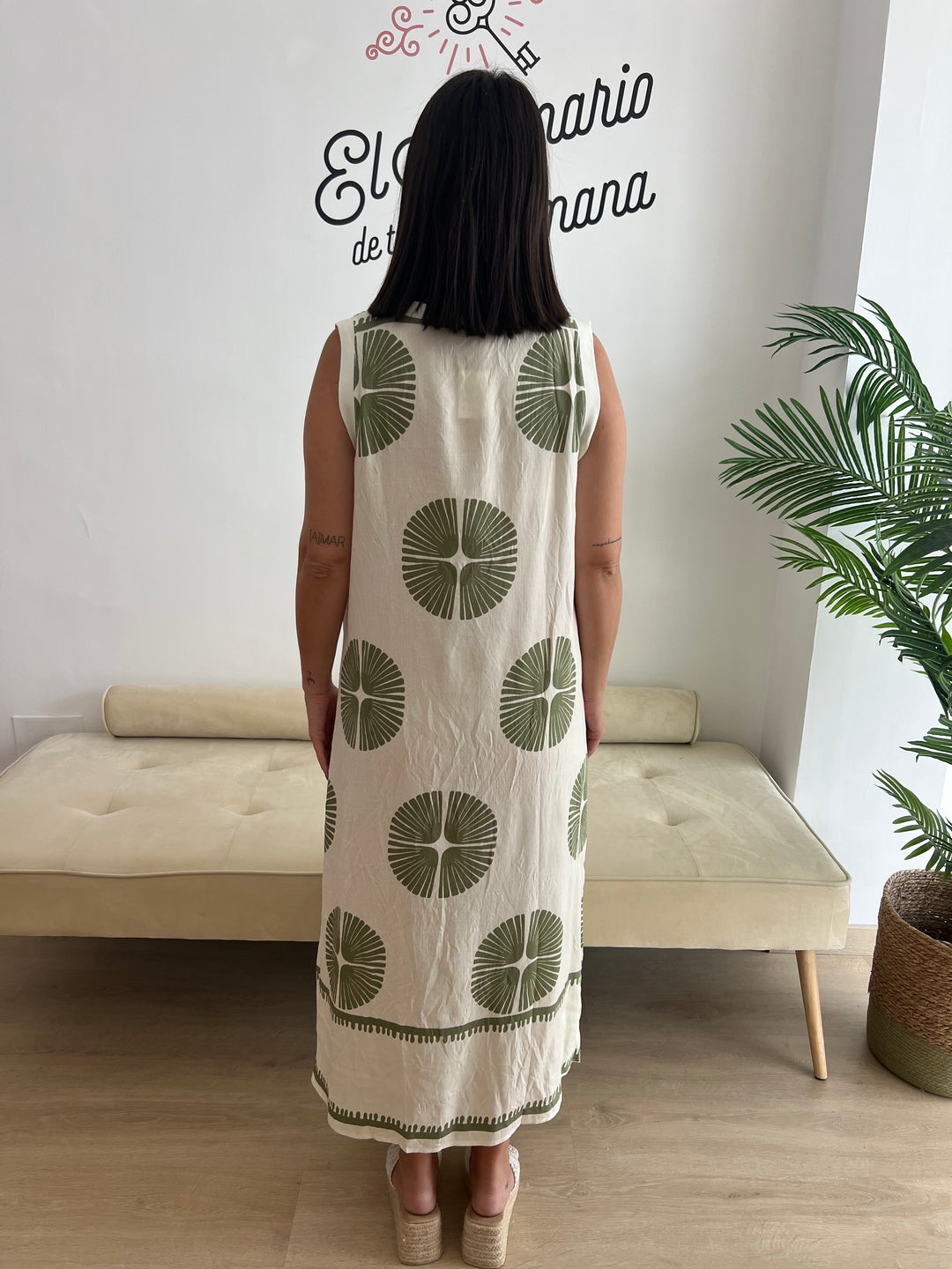 Vestido Mireia verde