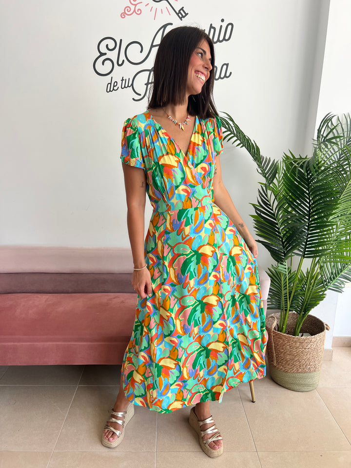 Vestido Isabel verde