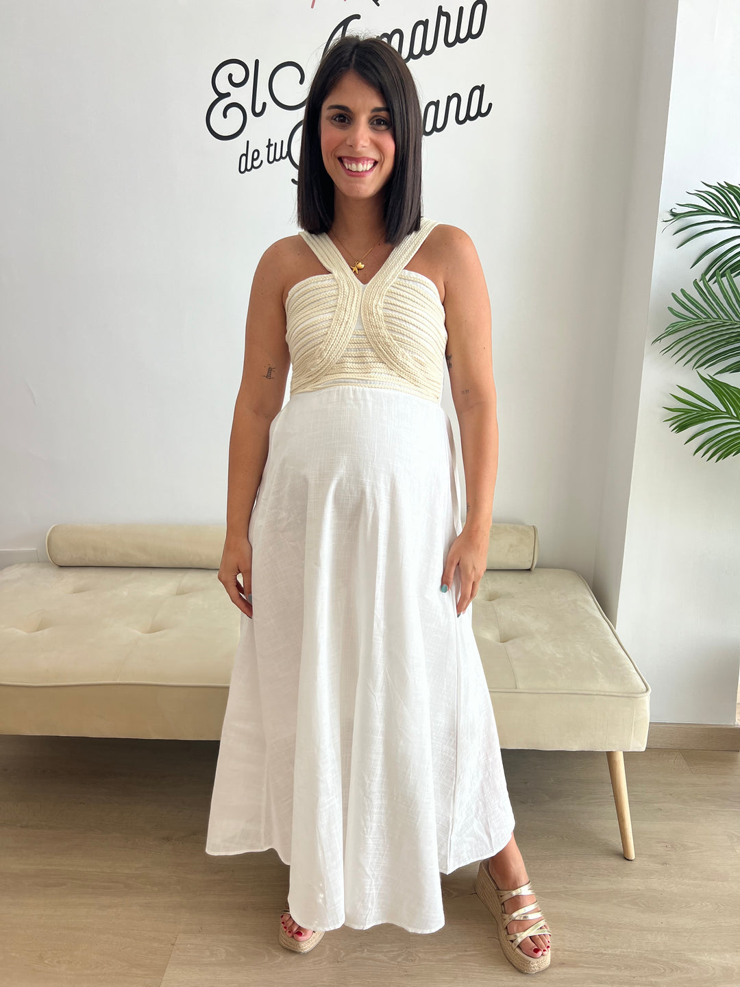 Vestido Tina blanco