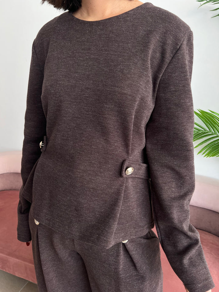 Conjunto Vero marrón