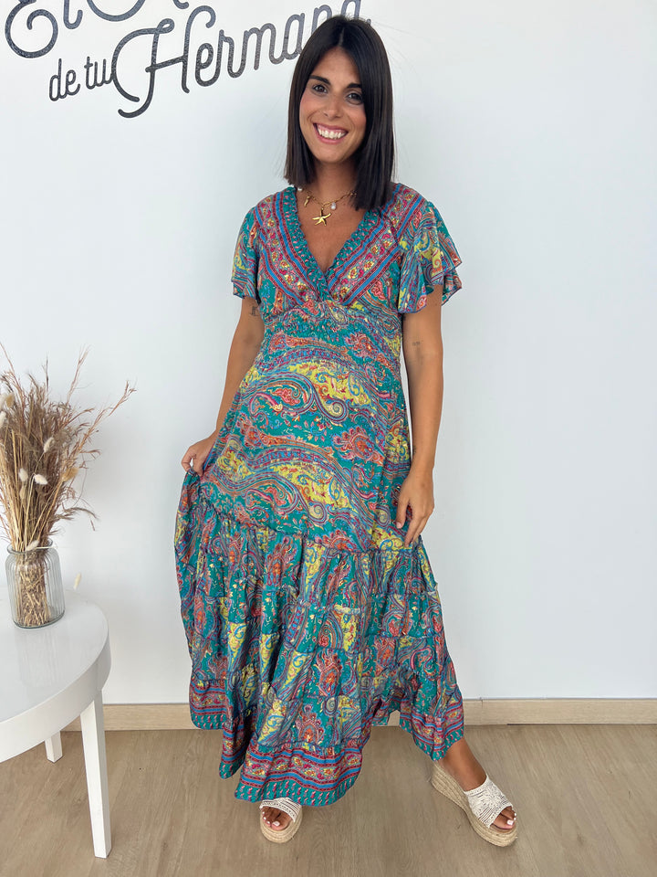 Vestido Riviera turquesa