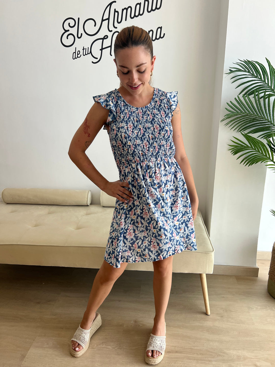 Vestido Janet azul