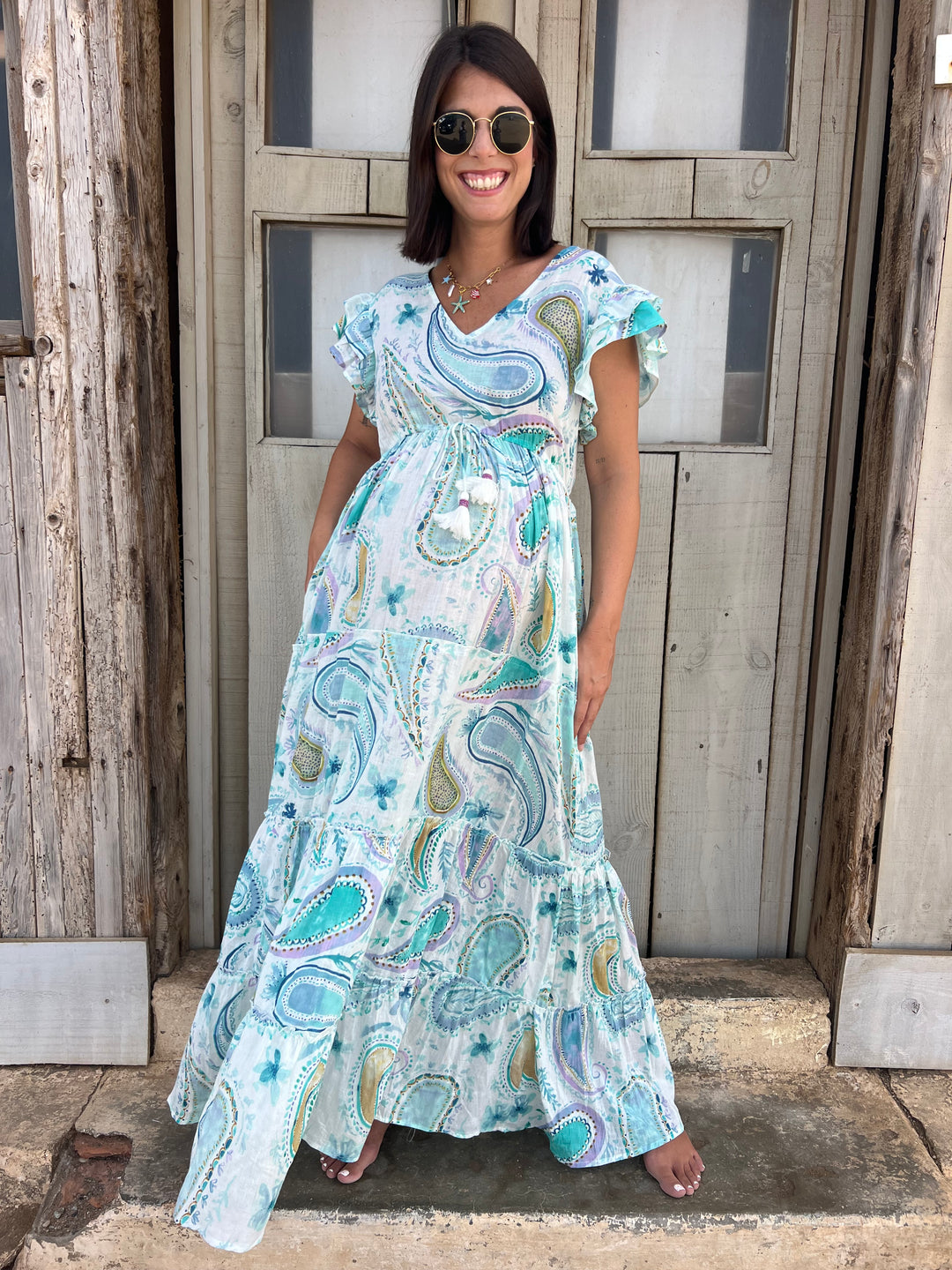 Vestido Aqua turquesa