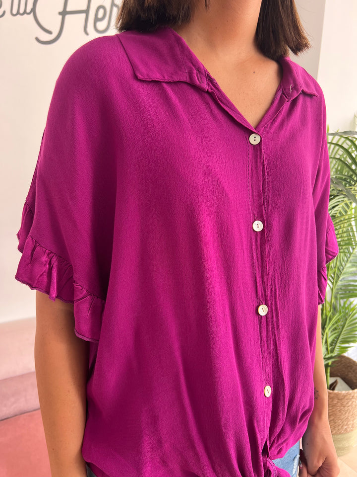 Camisa Kuky buganvilla