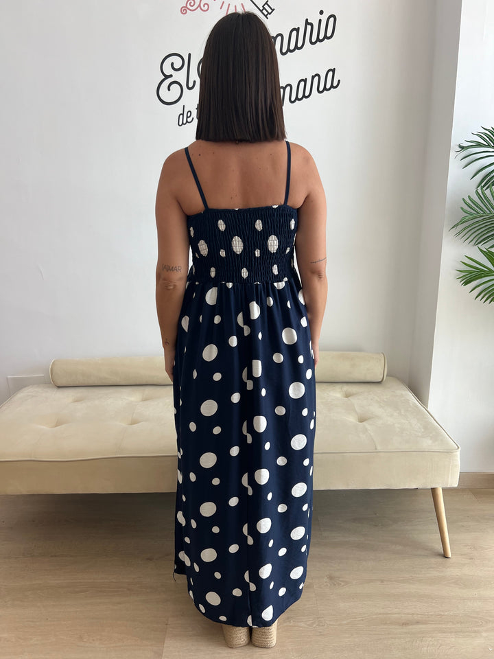 Vestido Macu azul marino