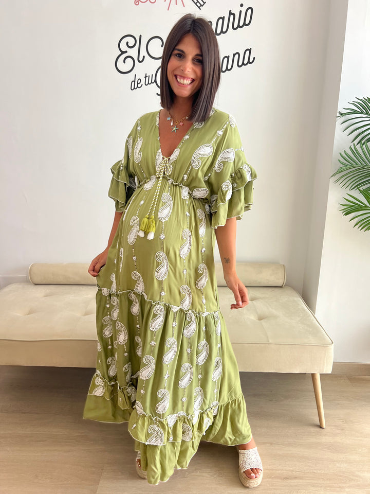 Vestido Malú verde