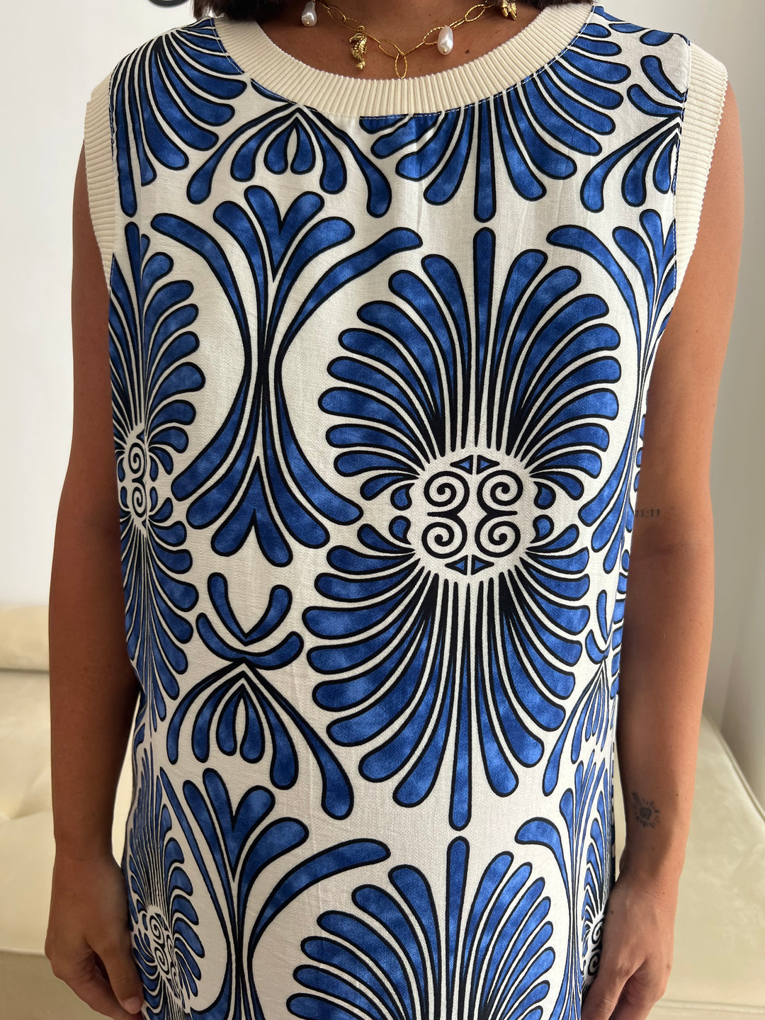 Vestido Conchi azul