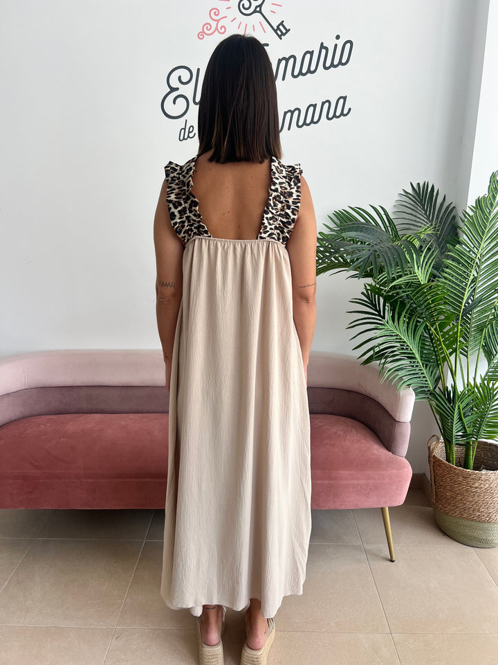 Vestido Kenia beige