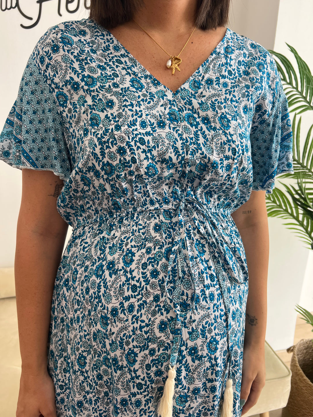 Vestido Lucrecia azul
