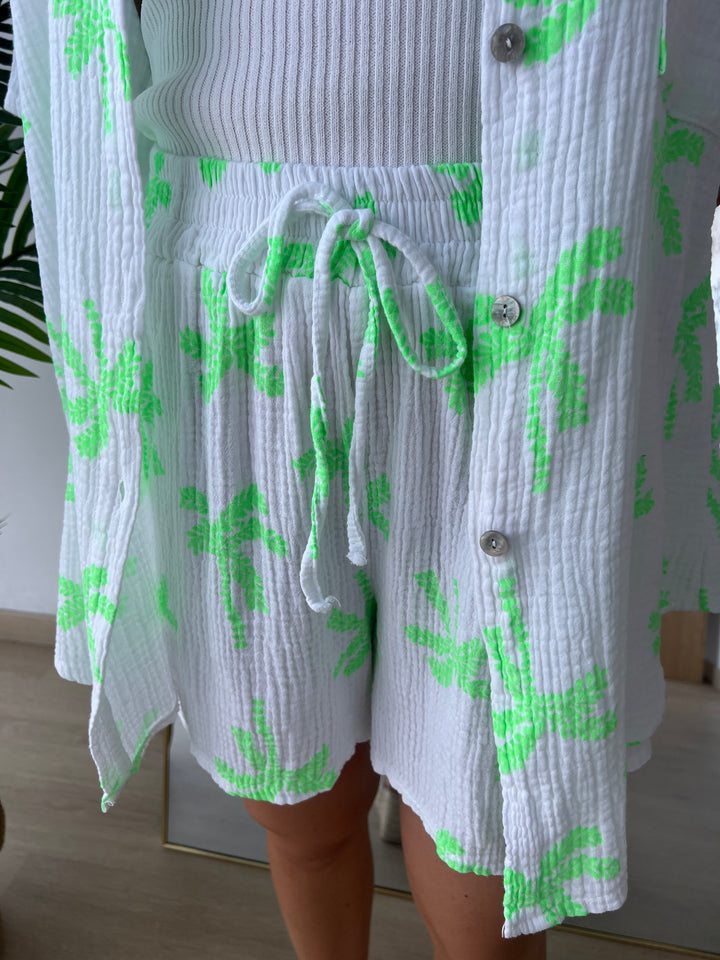 Conjunto Palmeras verde