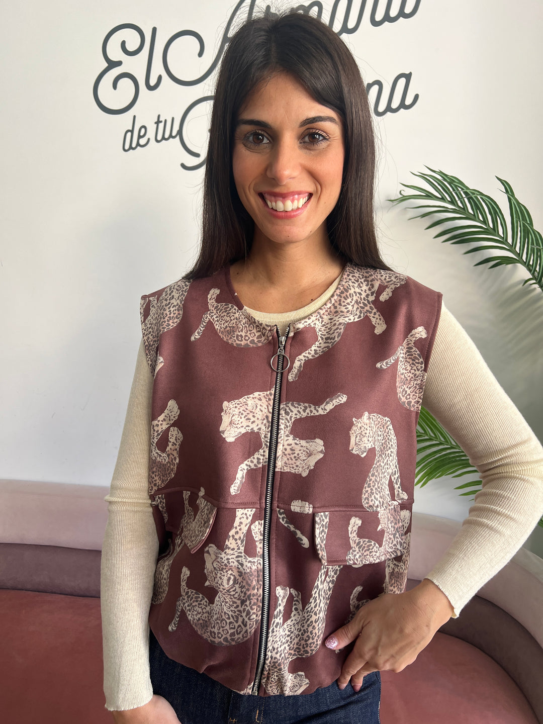 Chaleco Lety marrón