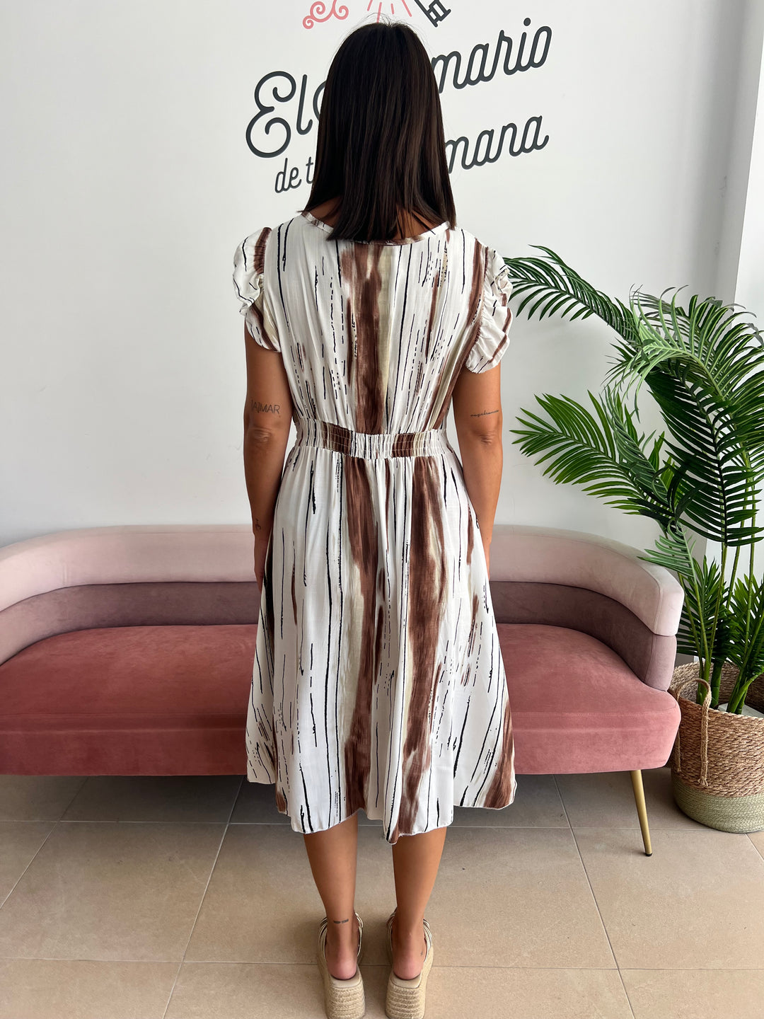 Vestido Abigaíl marrón