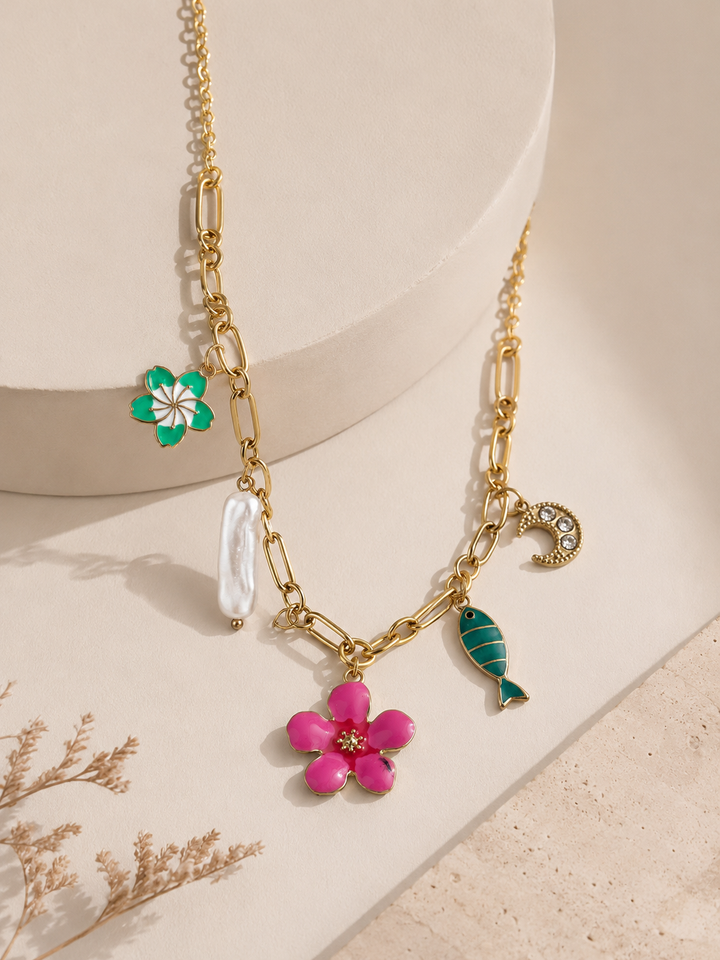Collar Flor (acero)