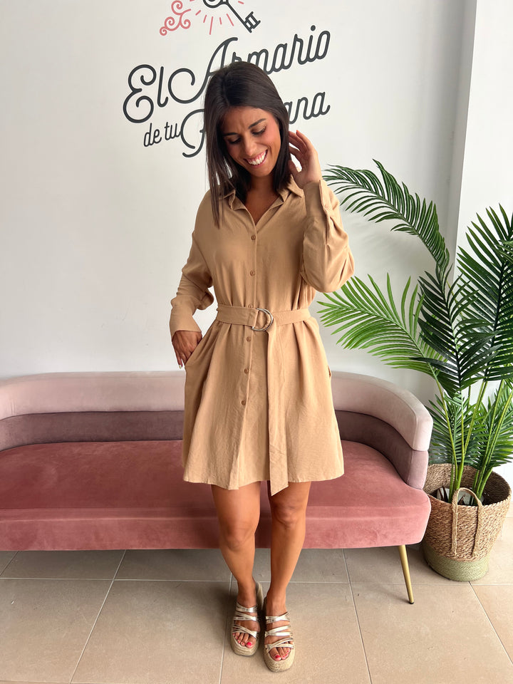 Vestido Chema camel