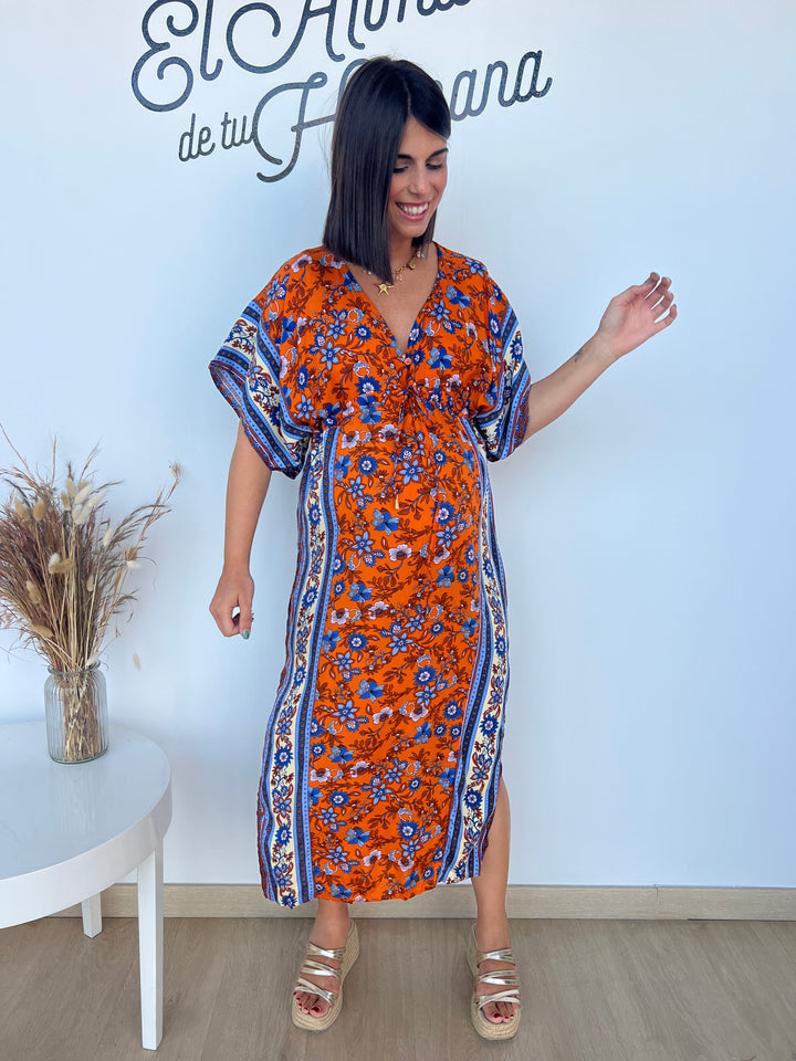 Vestido Erika naranja