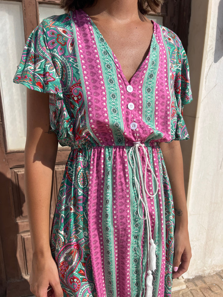 Vestido Estefanía verde