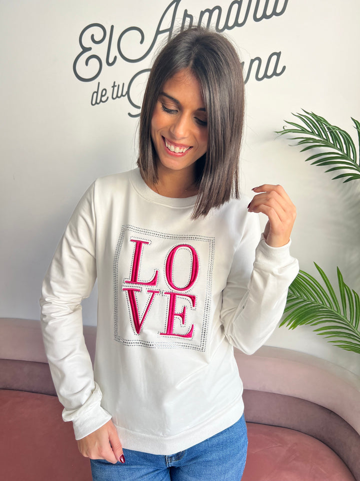 Sudadera Valen blanco