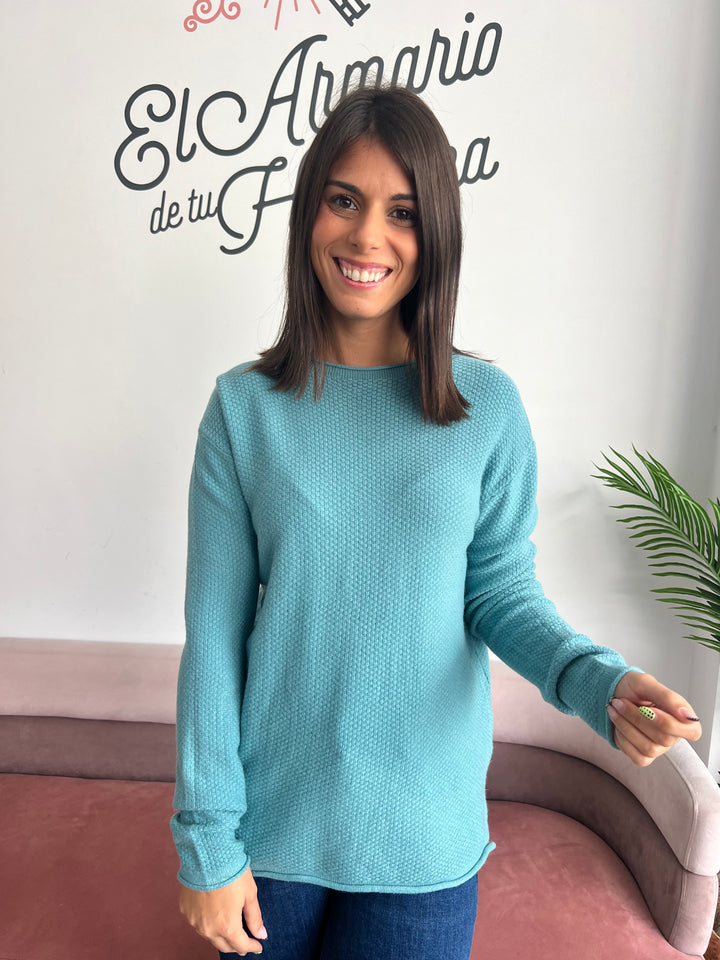 Jersey Leire turquesa