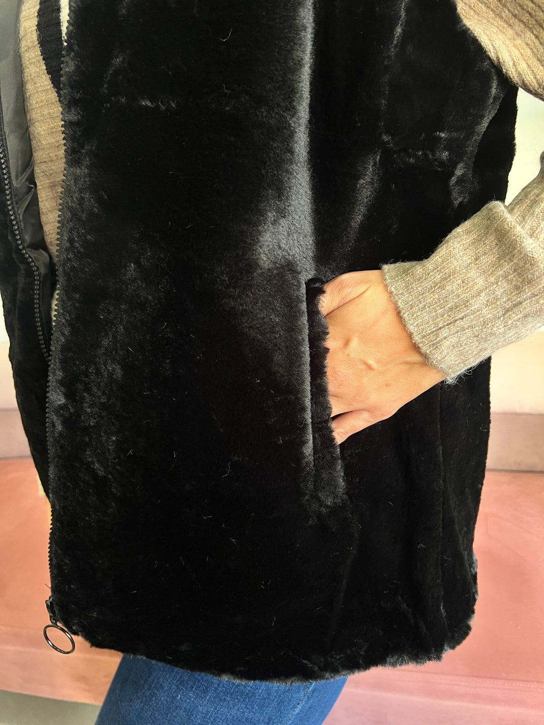 Chaleco Yufi negro