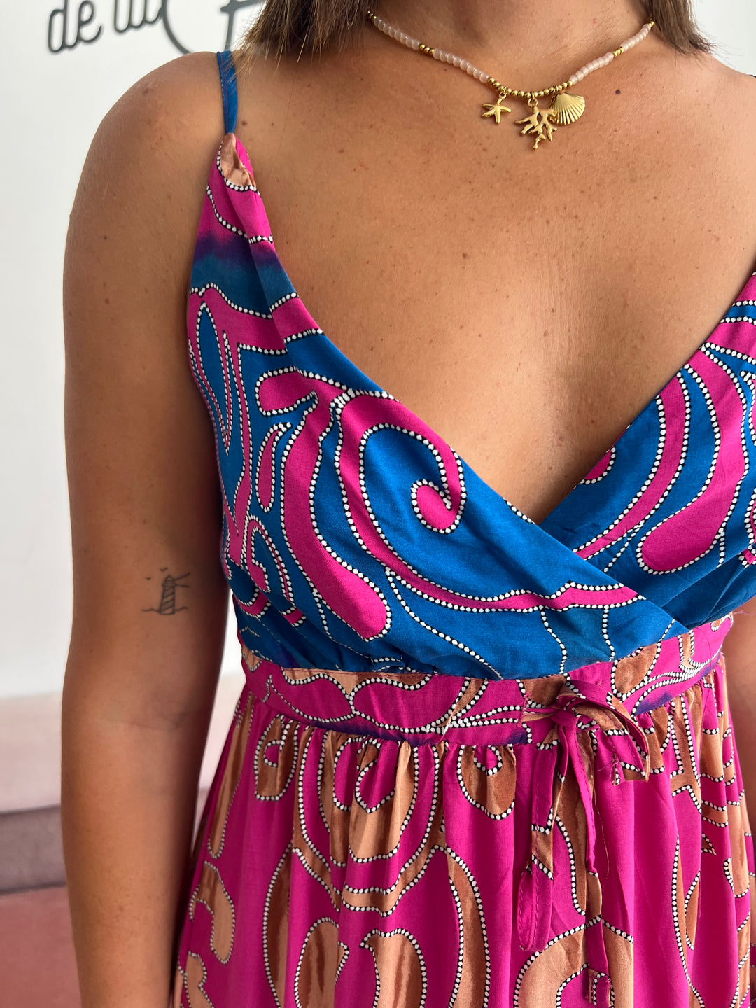 Vestido Belén fucsia