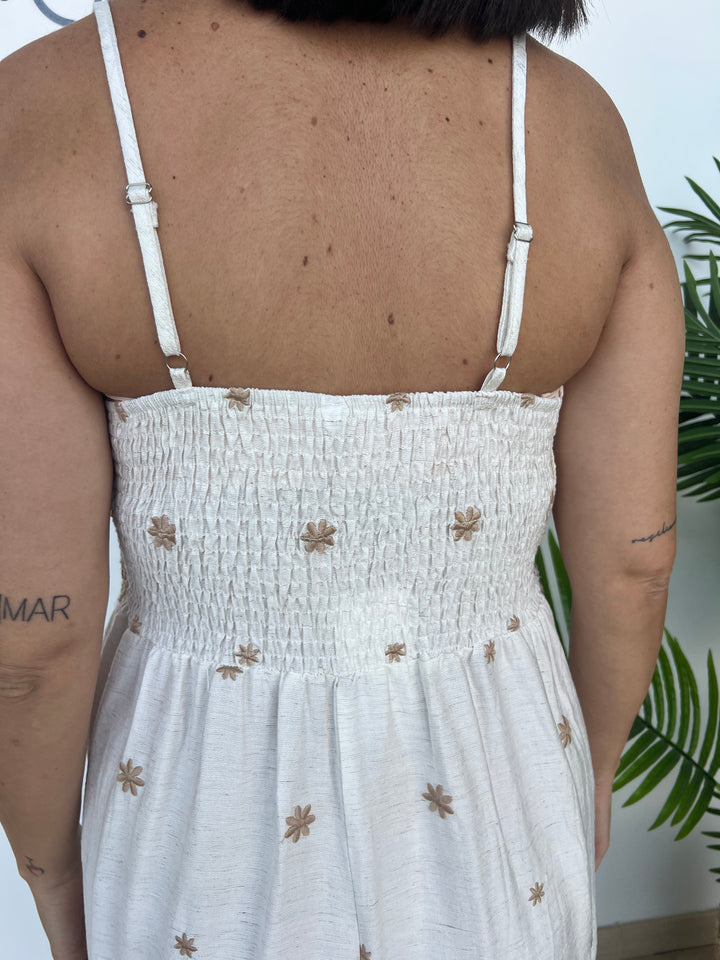 Vestido María beige