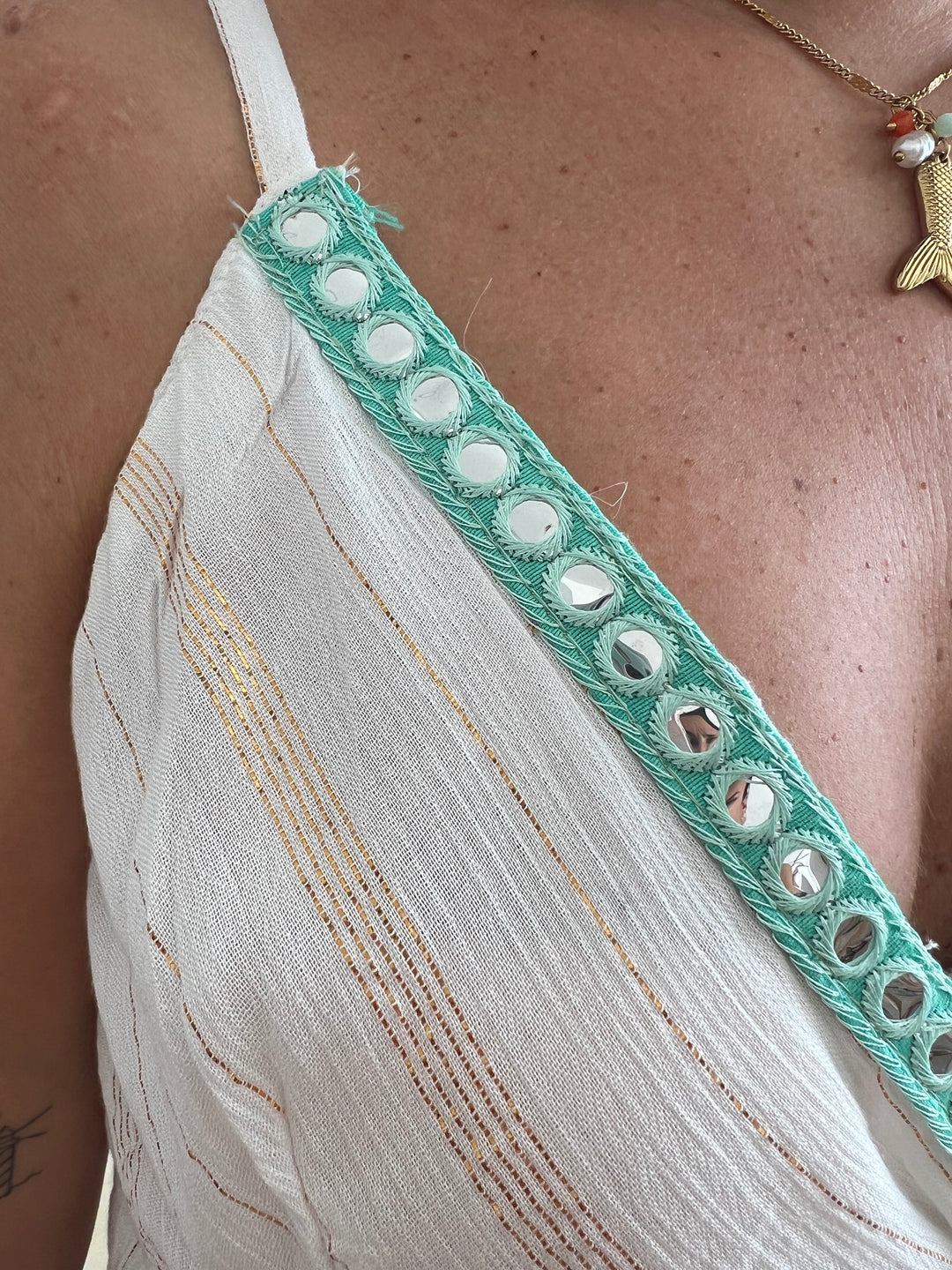 Vestido Ivana aguamarina