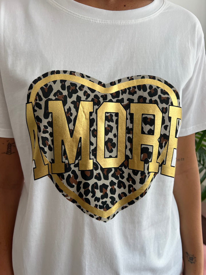 Camiseta Amore blanco