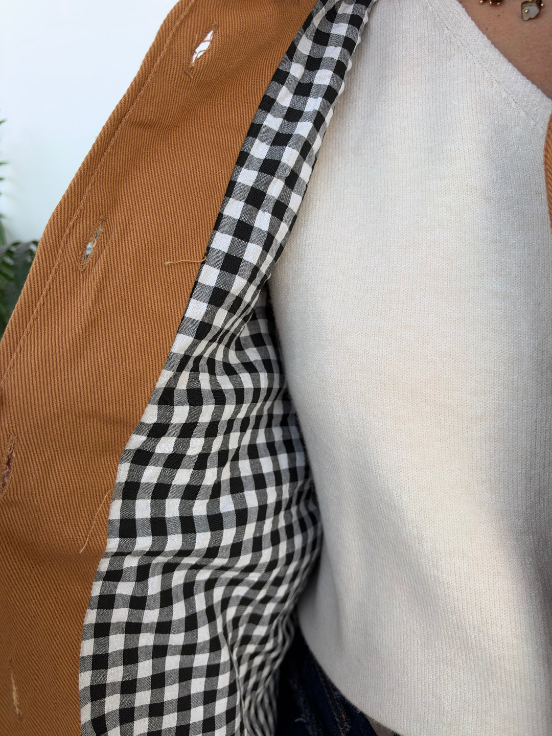 Chaqueta Marieta camel