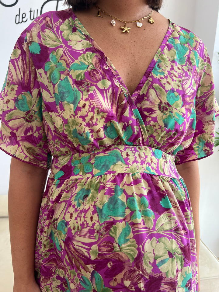 Vestido Xiomara morado
