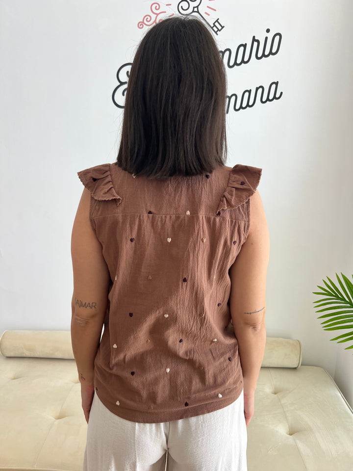 Camisa Cheli marrón