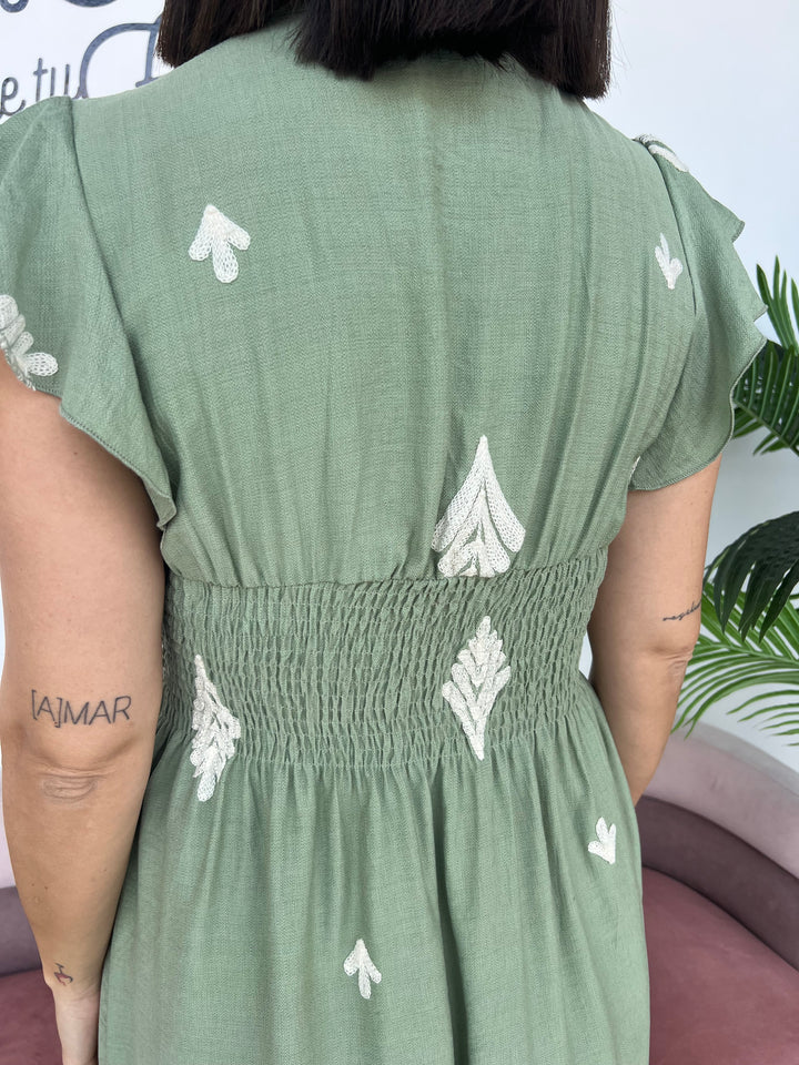 Vestido Iratxe verde
