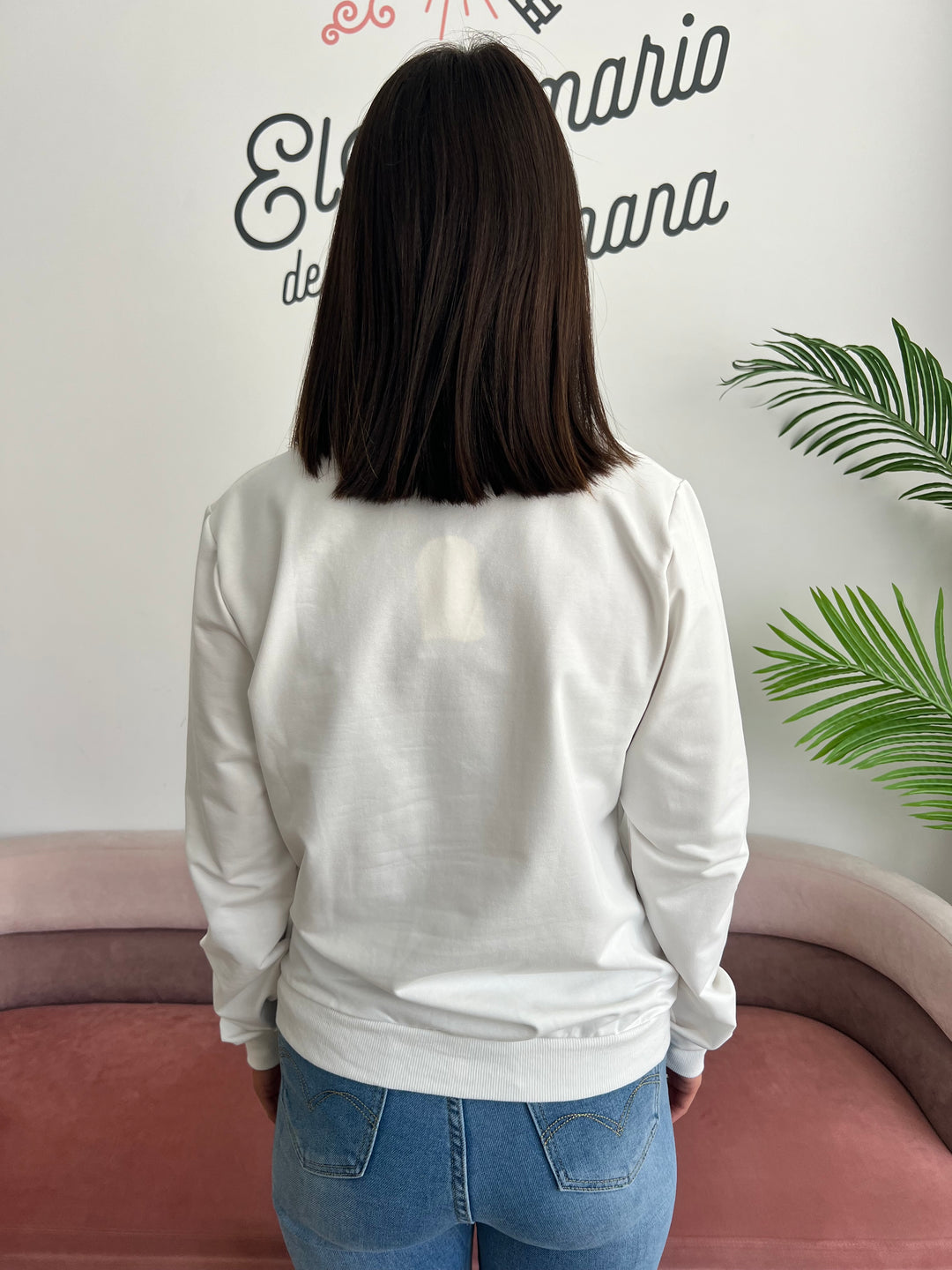 Sudadera Rock blanco