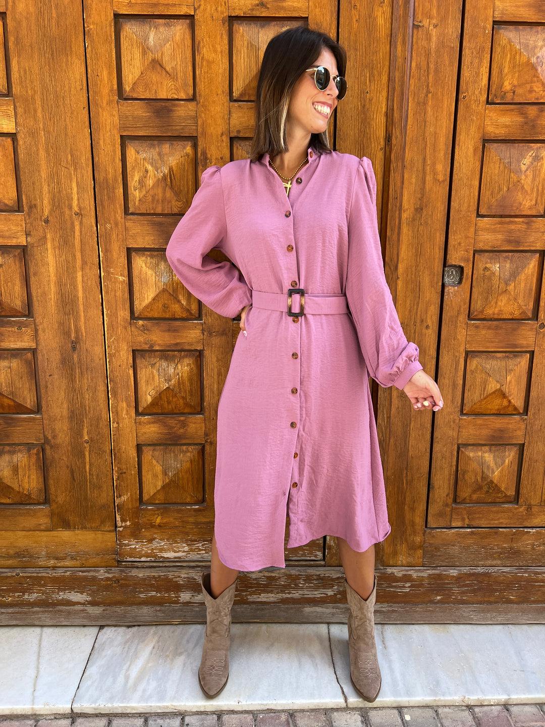 Vestido Danae rosa