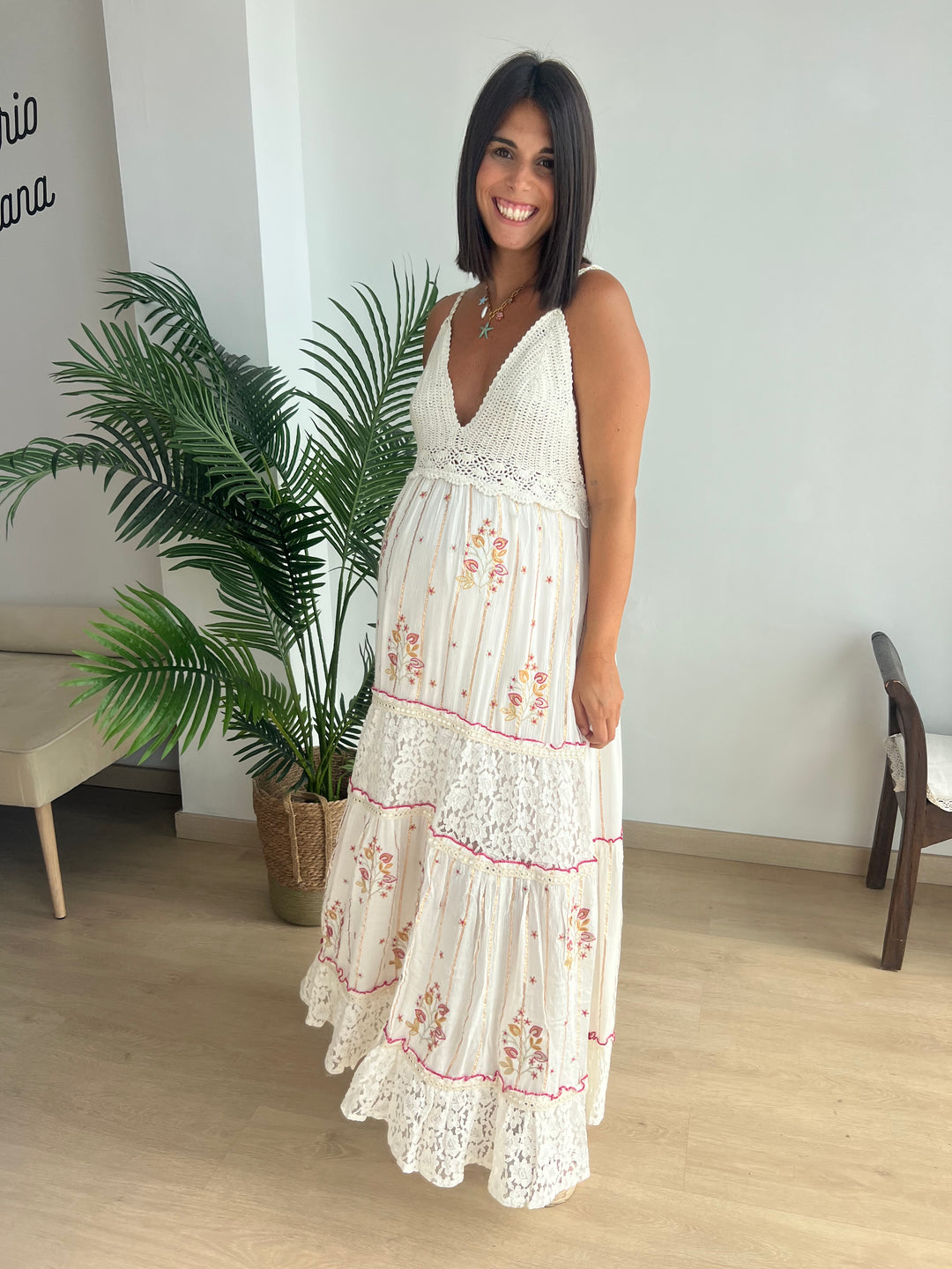 Vestido Paradise blanco