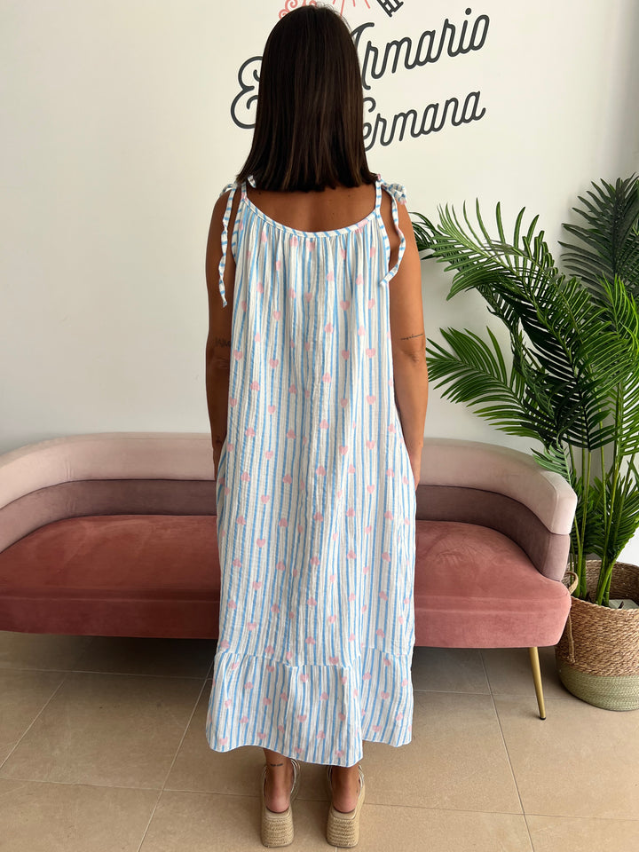 Vestido Lola celeste