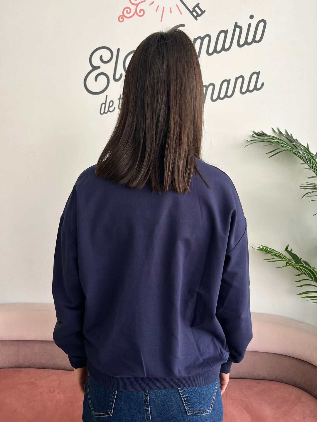 Sudadera Staycool azul marino