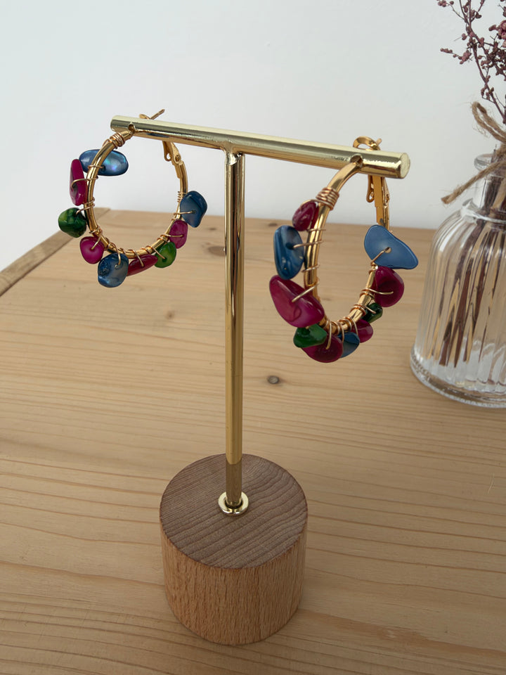 Pendientes Sía (acero)
