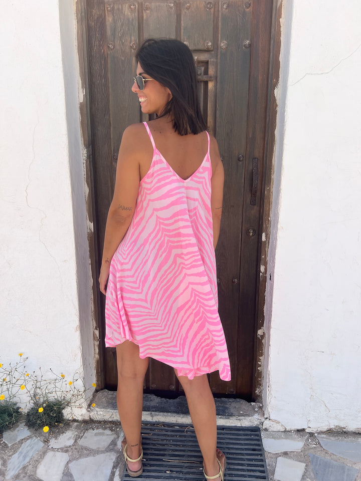 Vestido Liz fucsia
