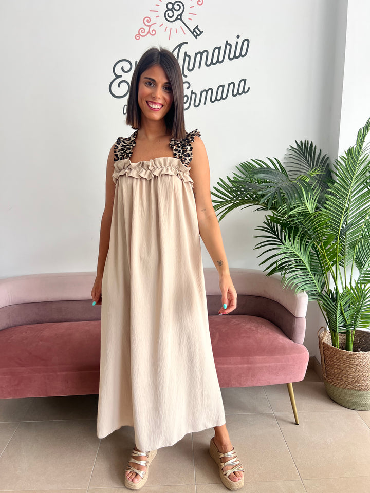 Vestido Kenia beige