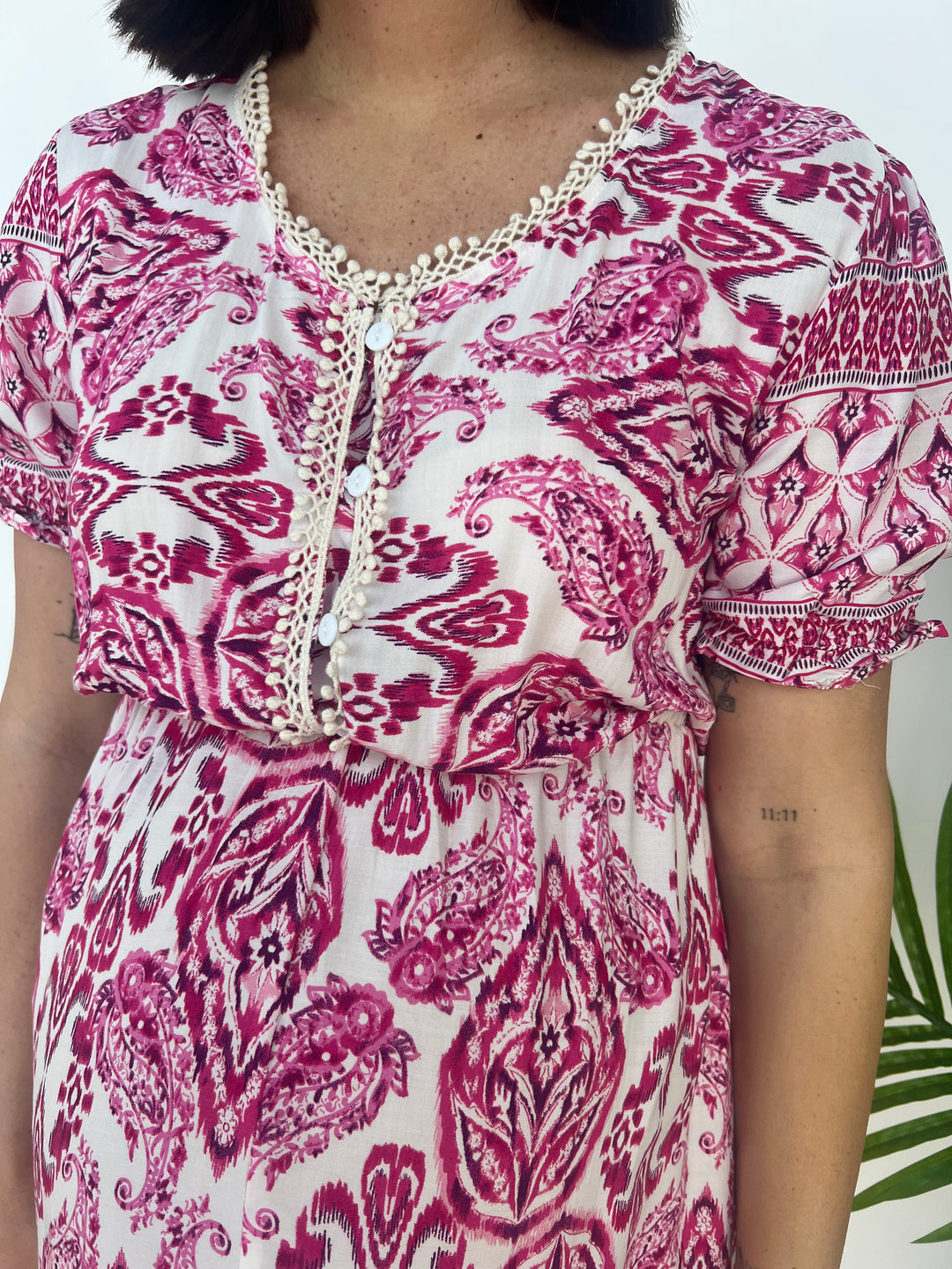 Vestido Mariola fucsia