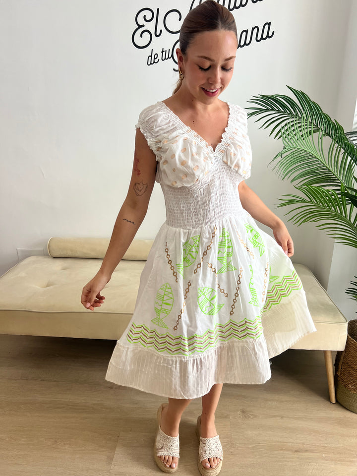 Vestido Marlon verde